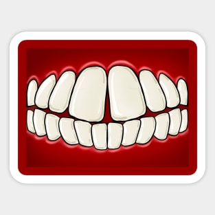 Cartoon Smile Mask Sticker